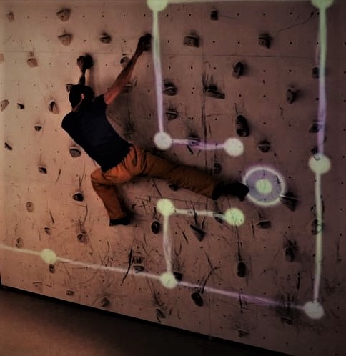 Augmented reality and bouldering.